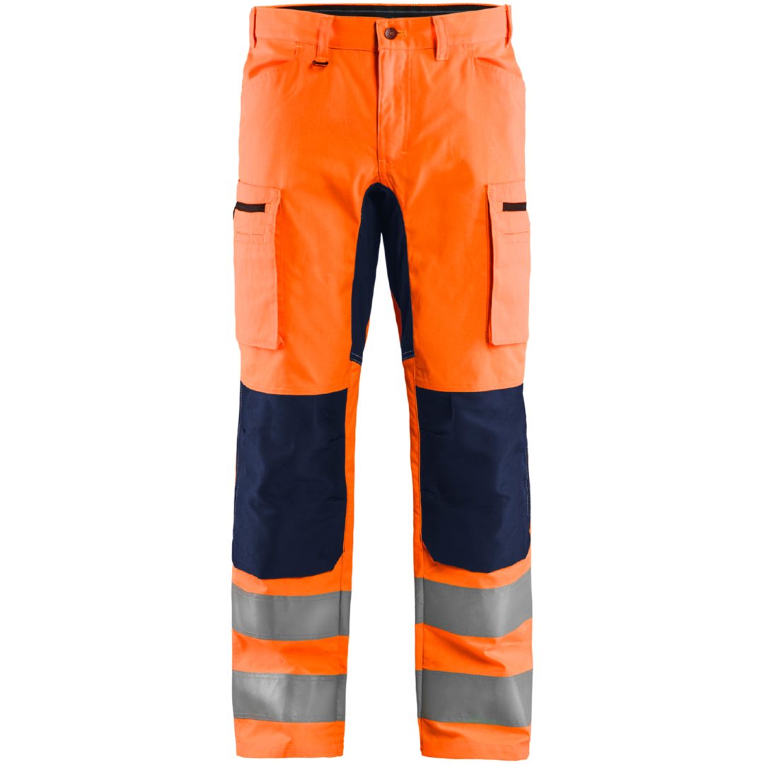 Bukser 15851811 Hivisorange / Marine BLÅKLÄDER BUKSER 15851811 ORANGE/MARI 44