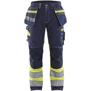 Bukser 17941370 Marine / Hivisgul BLÅKLÄDER