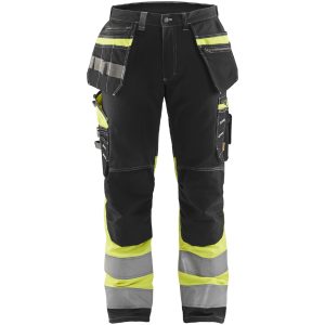 Bukser 17941370 Sort / Hivisgul BLÅKLÄDER