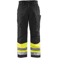 Bukser 18621811 Hivisgul / Sort BLÅKLÄDER