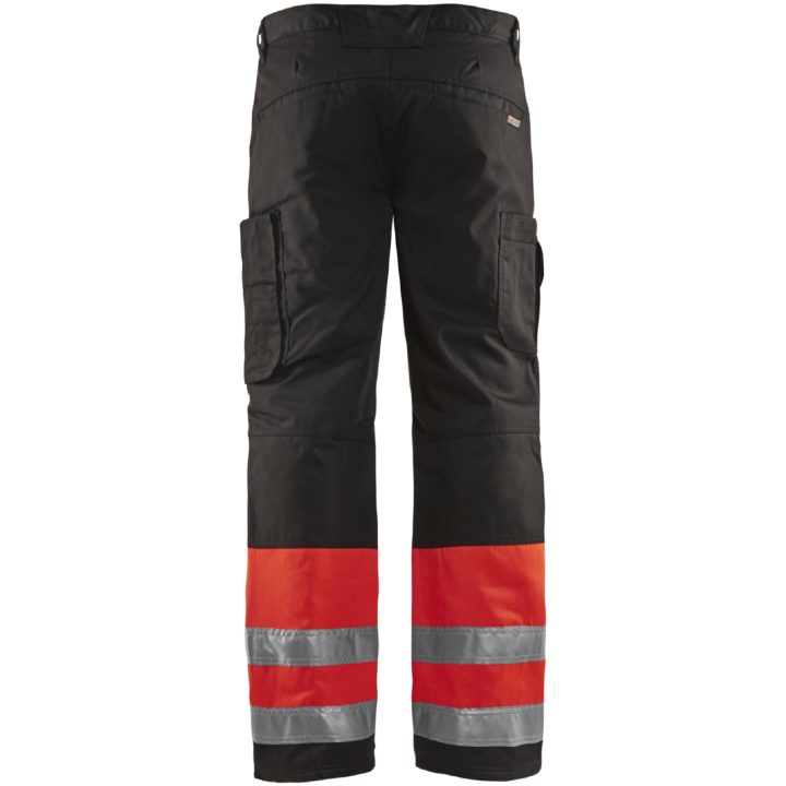 Bukser 18621811 Hivisrød / Sort BLÅKLÄDER BUKSER – billede 2