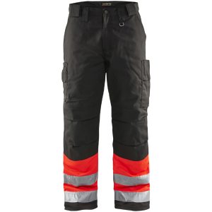 Bukser 18621811 Hivisrød / Sort BLÅKLÄDER