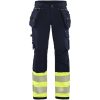 Bukser 71931642 Marine / Hivisgul BLÅKLÄDER BUKSER 71931642 MARINE/GUL 34 – miniature 3