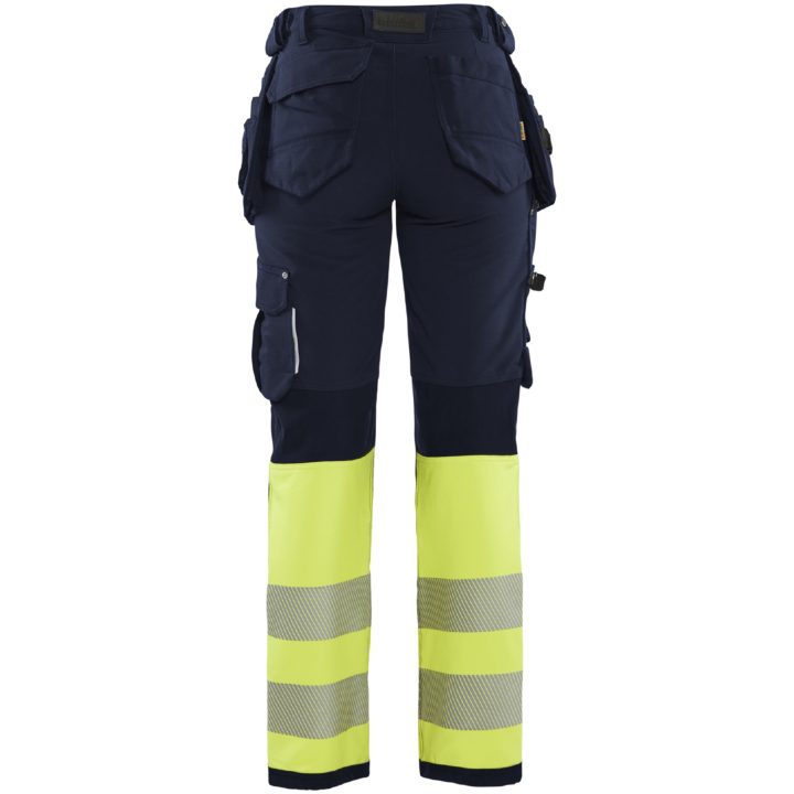 Bukser 71931642 Marine / Hivisgul BLÅKLÄDER BUKSER 71931642 MARINE/GUL 34 – billede 2