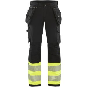 Bukser 71931642 Sort / Hivisgul BLÅKLÄDER
