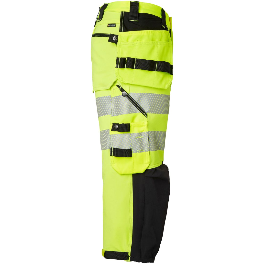 Bukser Craftsmen Capri Fluorescerende Gul/Sort Top Swede C44 – billede 2