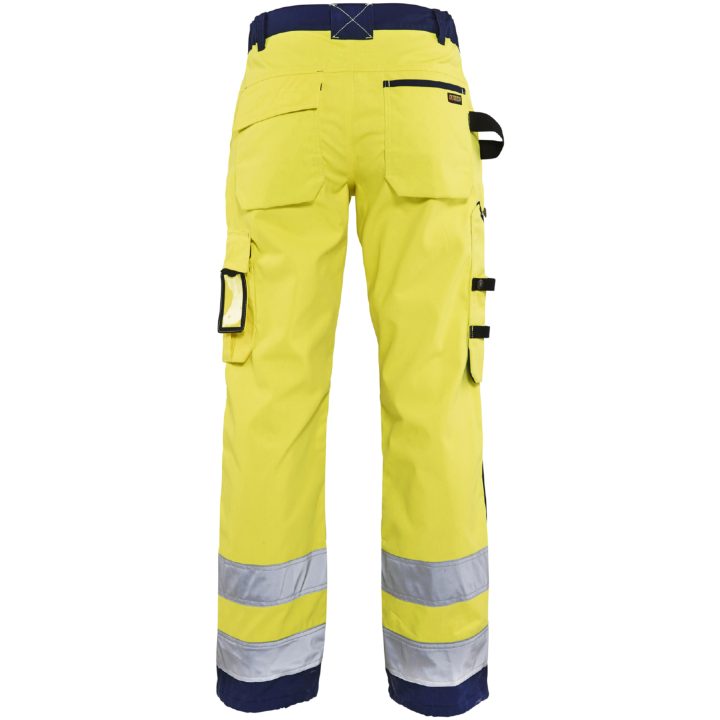 Bukser dame 71551811 Hivisgul / Marine BLÅKLÄDER BUKSER 71551811 GUL/MARINE 34 – billede 2