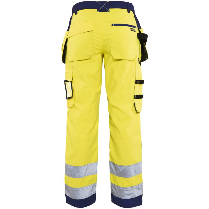 Bukser dame 71561811 Hivisgul / Marine BLÅKLÄDER BUKSER 71561811 GUL/MARINE 34 – billede 2