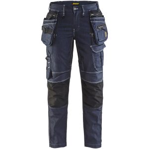 Bukser dame 79901141 Marine / Sort BLÅKLÄDER