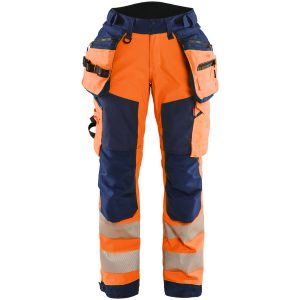 Bukser Hivisorange/marine 71182513 Blåkläder