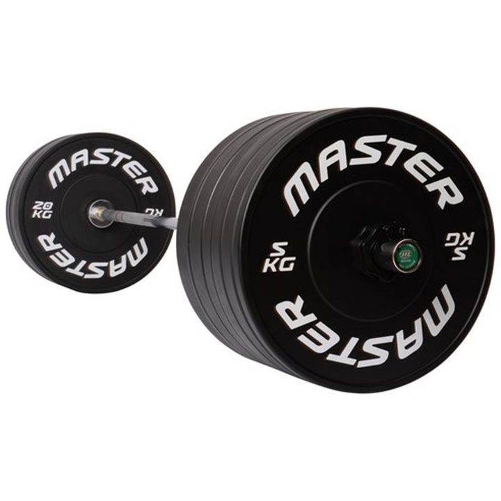 Bumperplate sæt 120 kg Master Fitness – billede 2