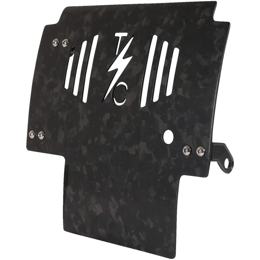 Bundplade Forged Carbon Fiber Sort THRASHIN SUPPLY CO.