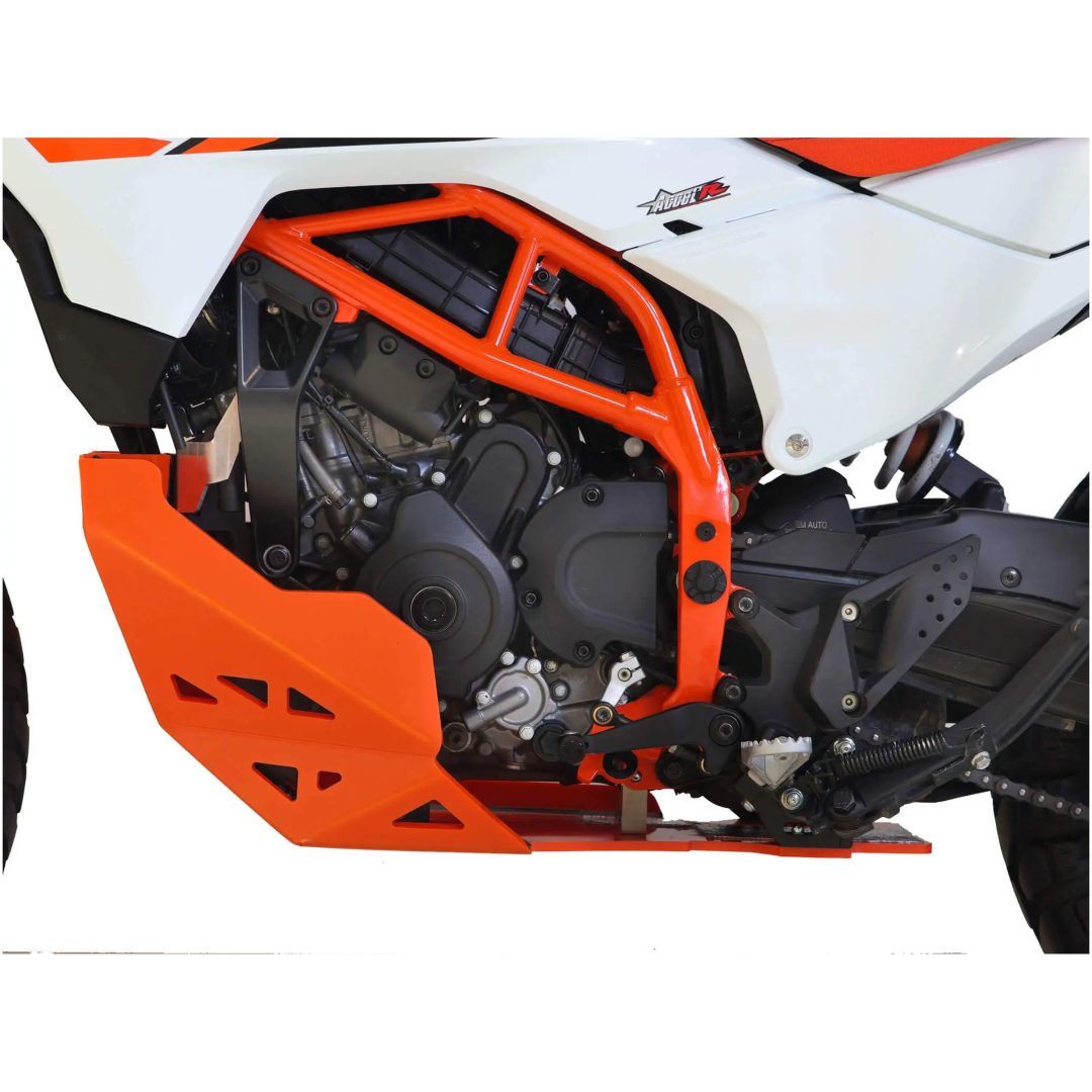 Bundplade MX One Piece Orange AXP RACING – billede 2