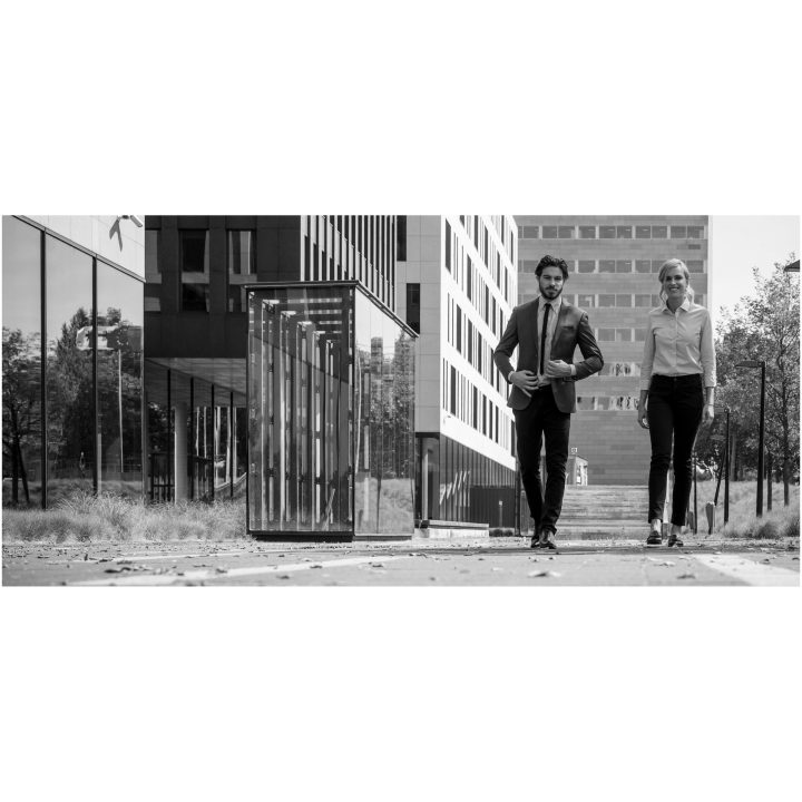 Byxor Dam Officer Blå James Harvest – billede 8