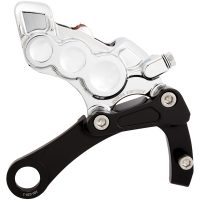 CALIPER REAR 6 PIST0N CHROME M8 SOFTAIL