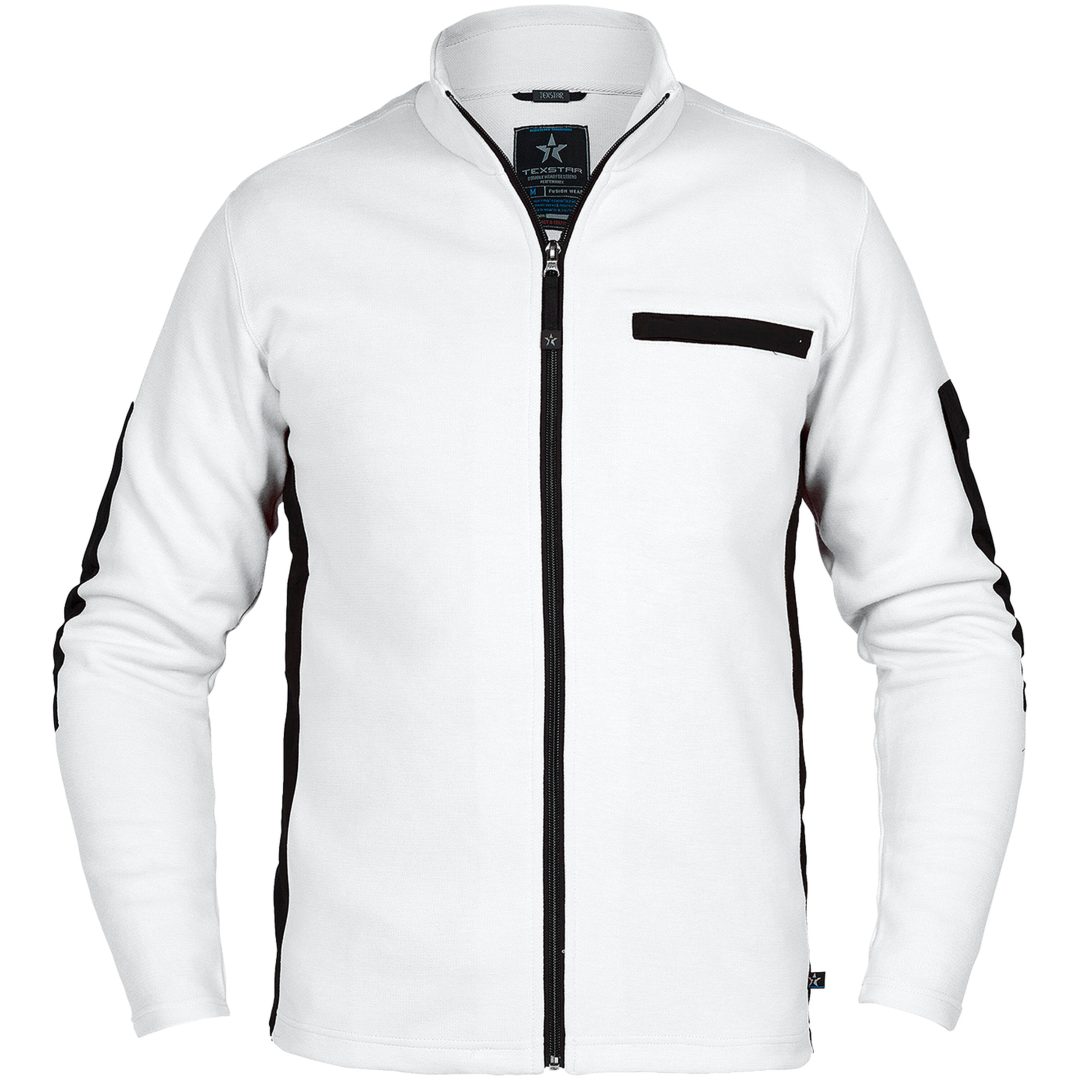 Cardigan Hvid Sw02 Texstar XS