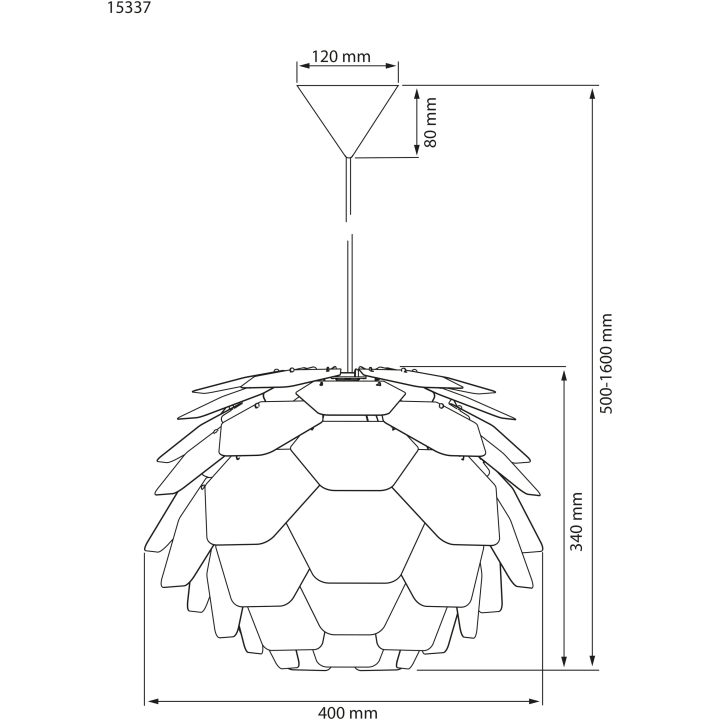 Carpatica Loftlampe, ANETA HOME Hvid – billede 4