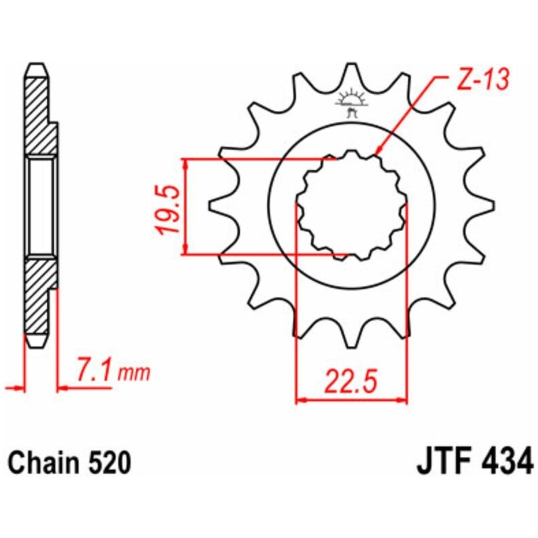 Chain Kit 520SRX2 EK 100 – billede 2
