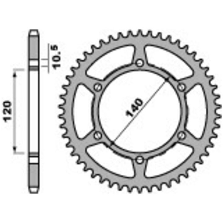 Chain Kit 520SRX2 EK 104 – billede 2