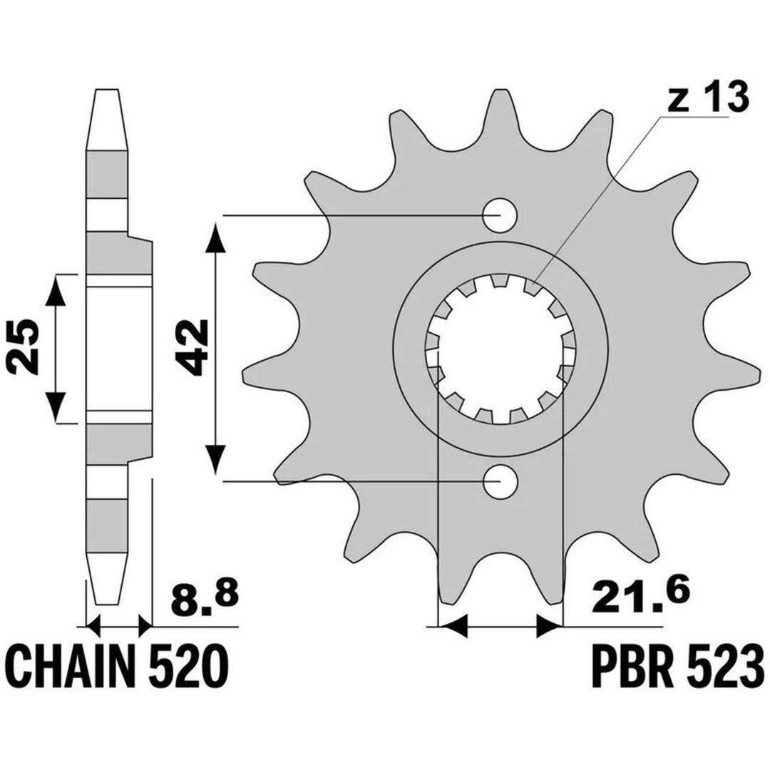 Chain Kit 520SRX2 EK 106 – billede 3