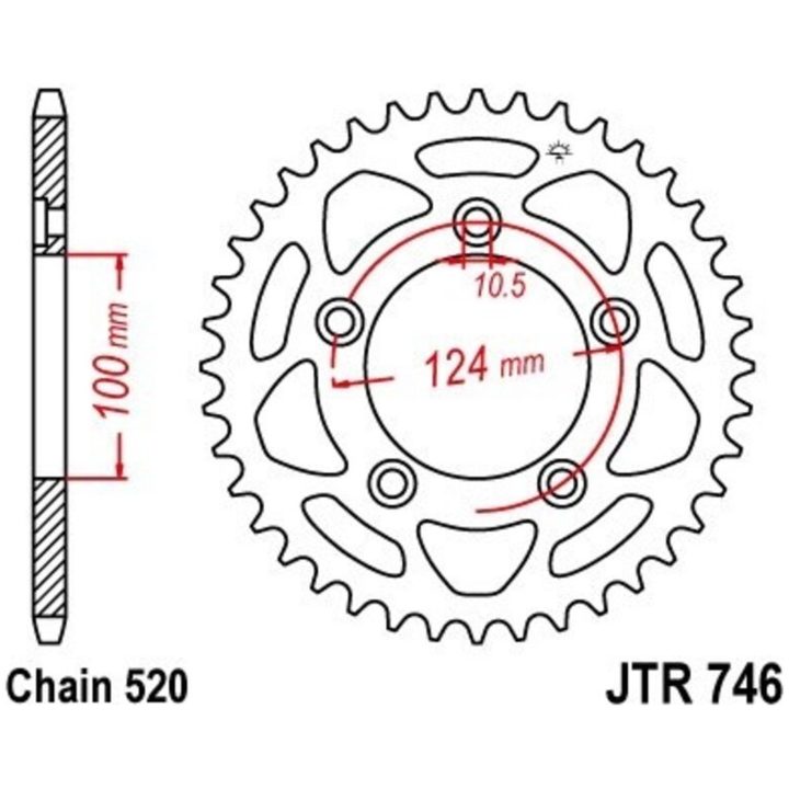 Chain Kit 520SRX2 EK 108 – billede 2