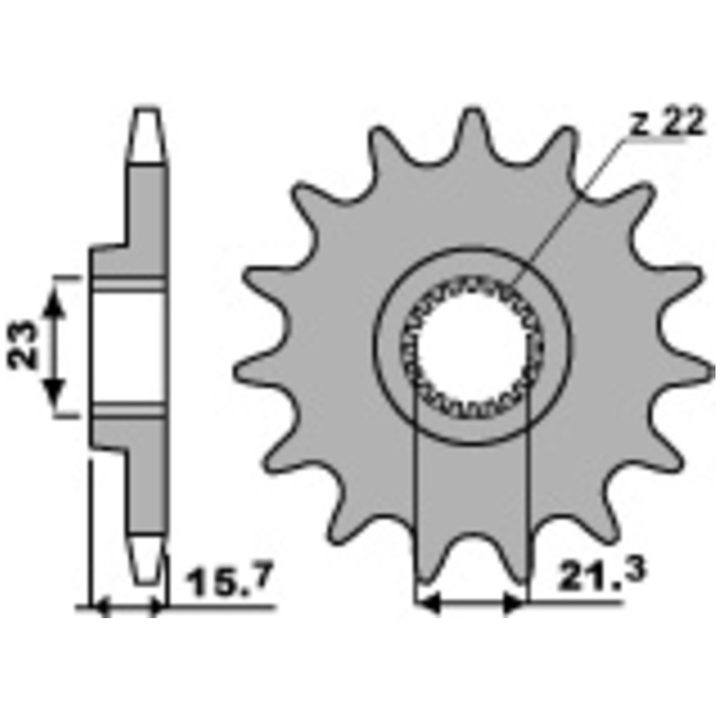 Chain Kit 520SRX2 EK 114 – billede 3