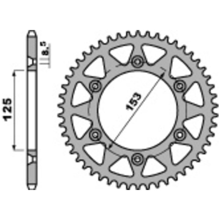 Chain Kit 520SRX2 EK 116 – billede 2