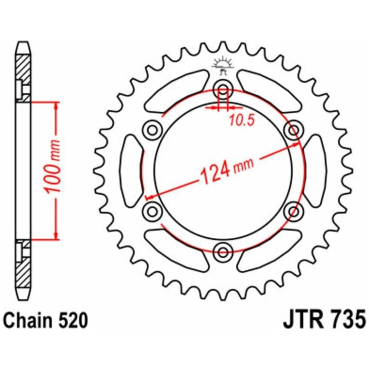 Chain Kit 520SRX2 EK 98 – billede 2