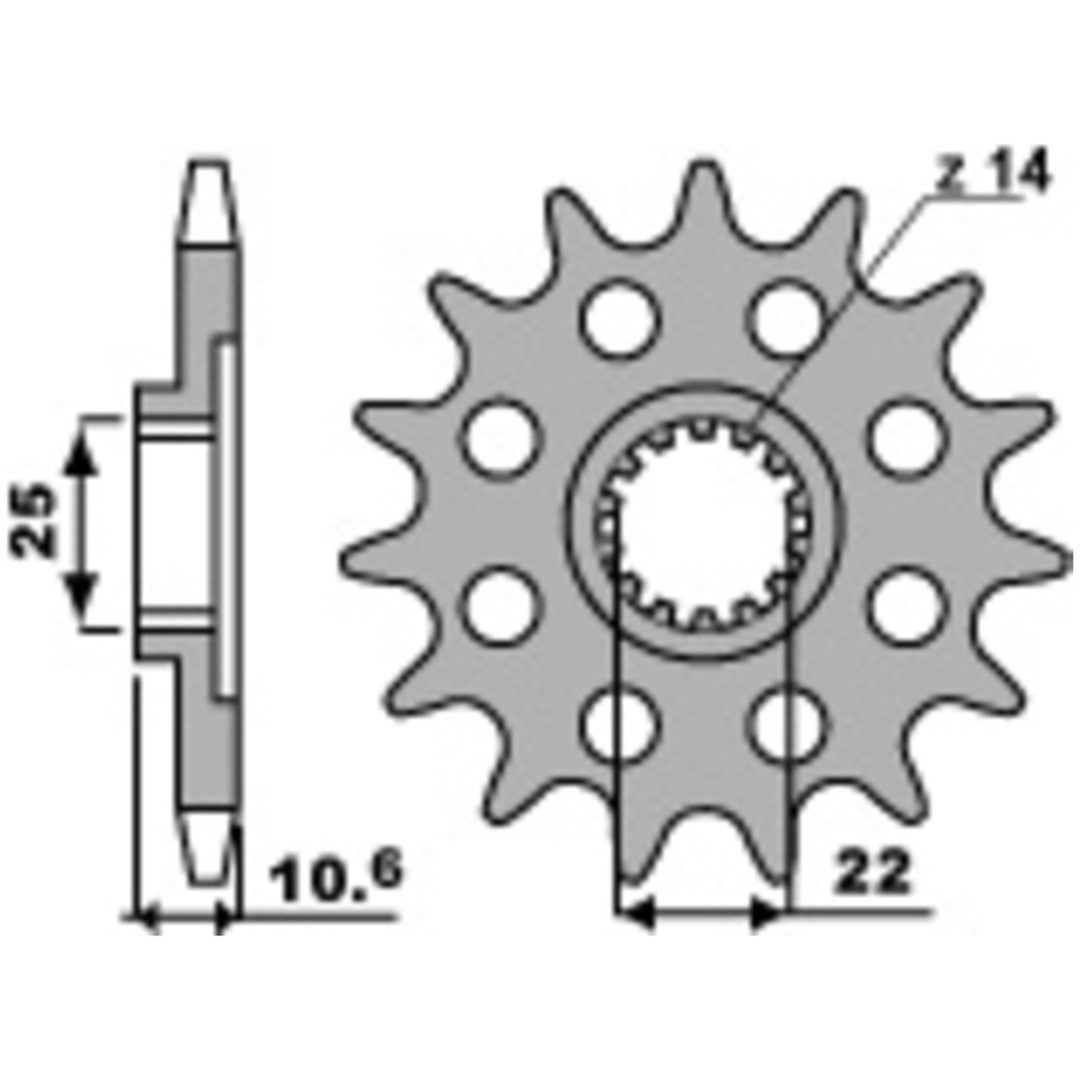 Chain Kit 525SRX2 EK 110 – billede 3
