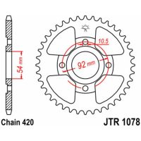 Chain Kit EK/JT 420SH 11/47 - Standard Rear Sprocket