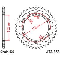 Chain Kit EK/JT 520MRD7 13/51 - Ultra-Light Rear Sprocket