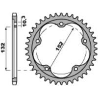 Chain Kit EK/PBR 525SRX2 15/40 - Ultra-Light Hard Anodized Rear Sprocket
