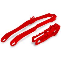 Chain Slider + Chain Guide - Red Honda CRF250/450R/RX UFO