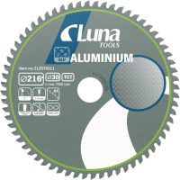 CIRKELSÅGKLINGA TCT ALUMINIUM LUNA 216X30 Z64