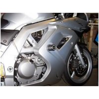 Classic Crash Protectors (swingarm pivot mount) Black Suzuki SV650 Full Faired R&G Racing