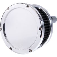 Cleaner - BA Series - Chrome - Solid Cover - Black - M8 FEULING PARTS