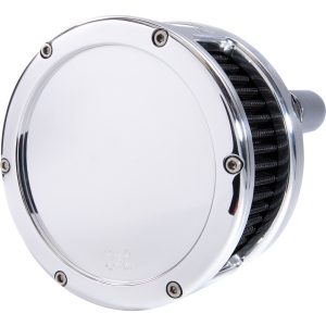 Cleaner - BA Series - Chrome - Solid Cover - Black - M8 FEULING PARTS