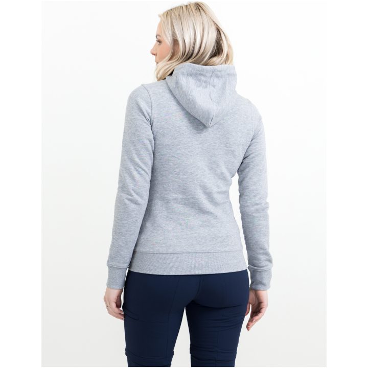 Collegejacka Dam Overhead Gråmelerad Printer Essentials XXXL – billede 3