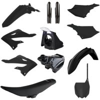 Complete Restyle Kit YZ125/250 02-21 22 style Black POLISPORT