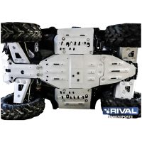 Complete skid plate kit - Aluminium Polaris Sportsman 850/1000 Touring RIVAL
