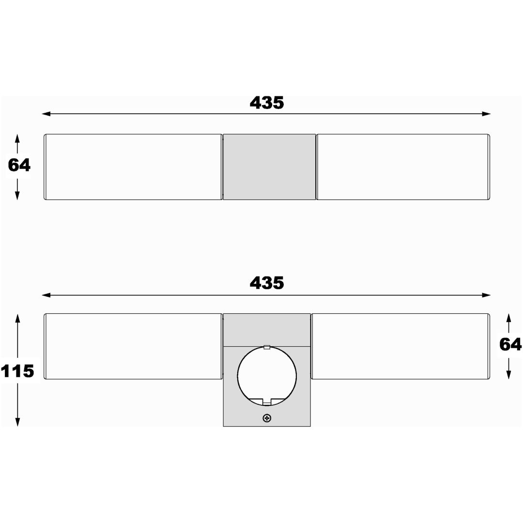 Cosenza ANETA HOME Sort /Opalhvid – billede 9