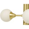 Cosmos Loftlampe 12-arm, Mat Messing/hvid ANETA HOME Mat Messing /Opalhvid – miniature 3