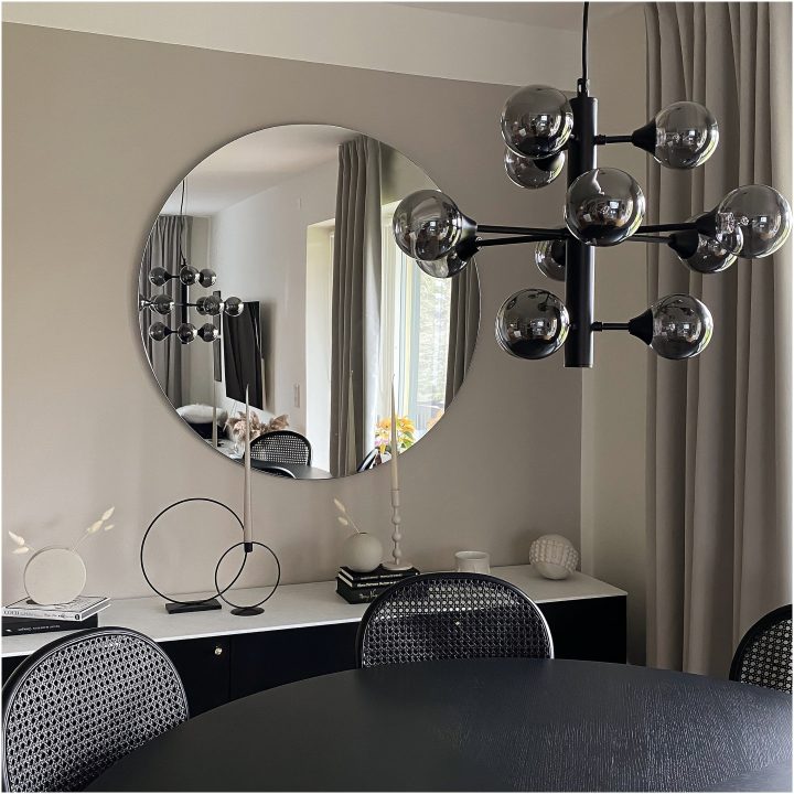 Cosmos Loftlampe 12-armet, Sort/røg ANETA HOME Sort /Røggrå – billede 5