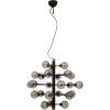 Cosmos Loftlampe 24-arm, Sort/røg ANETA HOME Sort /Røggrå – miniature 5