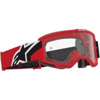 Crosbriller Vision OTG Sort Rød Hvid Alpinestars