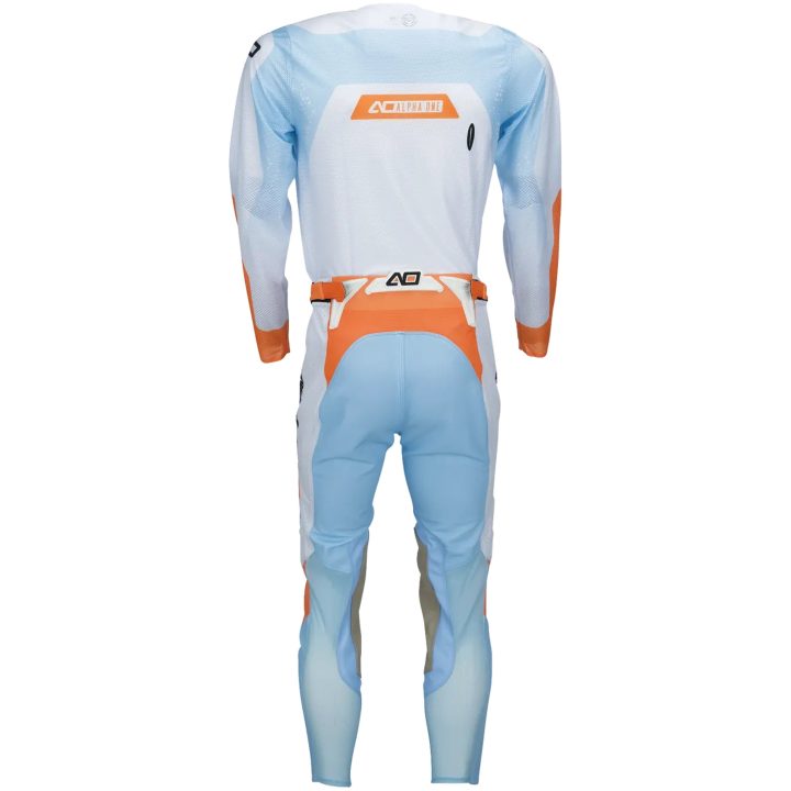 Crosbukser Alpha One Blå Orange Hvid MOOSE OFFROAD SOFT-GOODS – billede 2