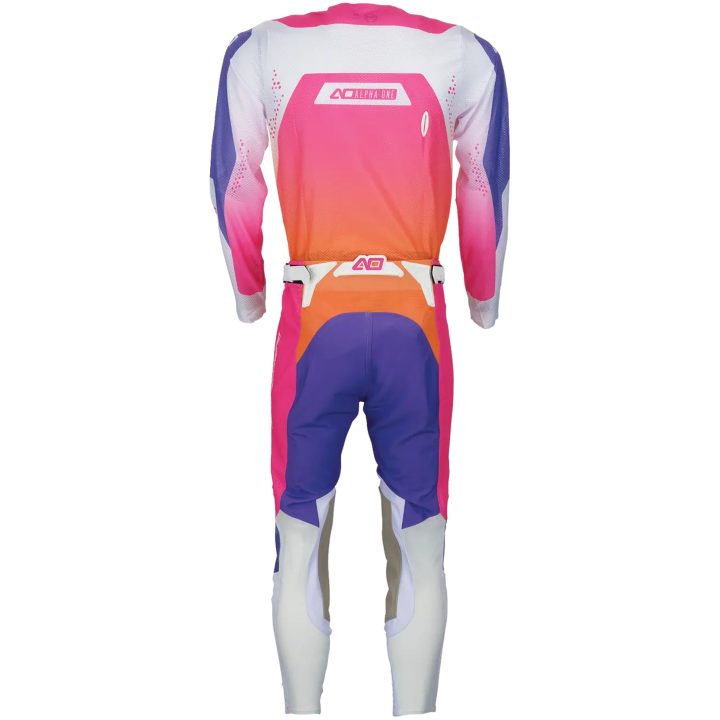Crosbukser Alpha One Orange Lilla Hvid MOOSE RACING – billede 3