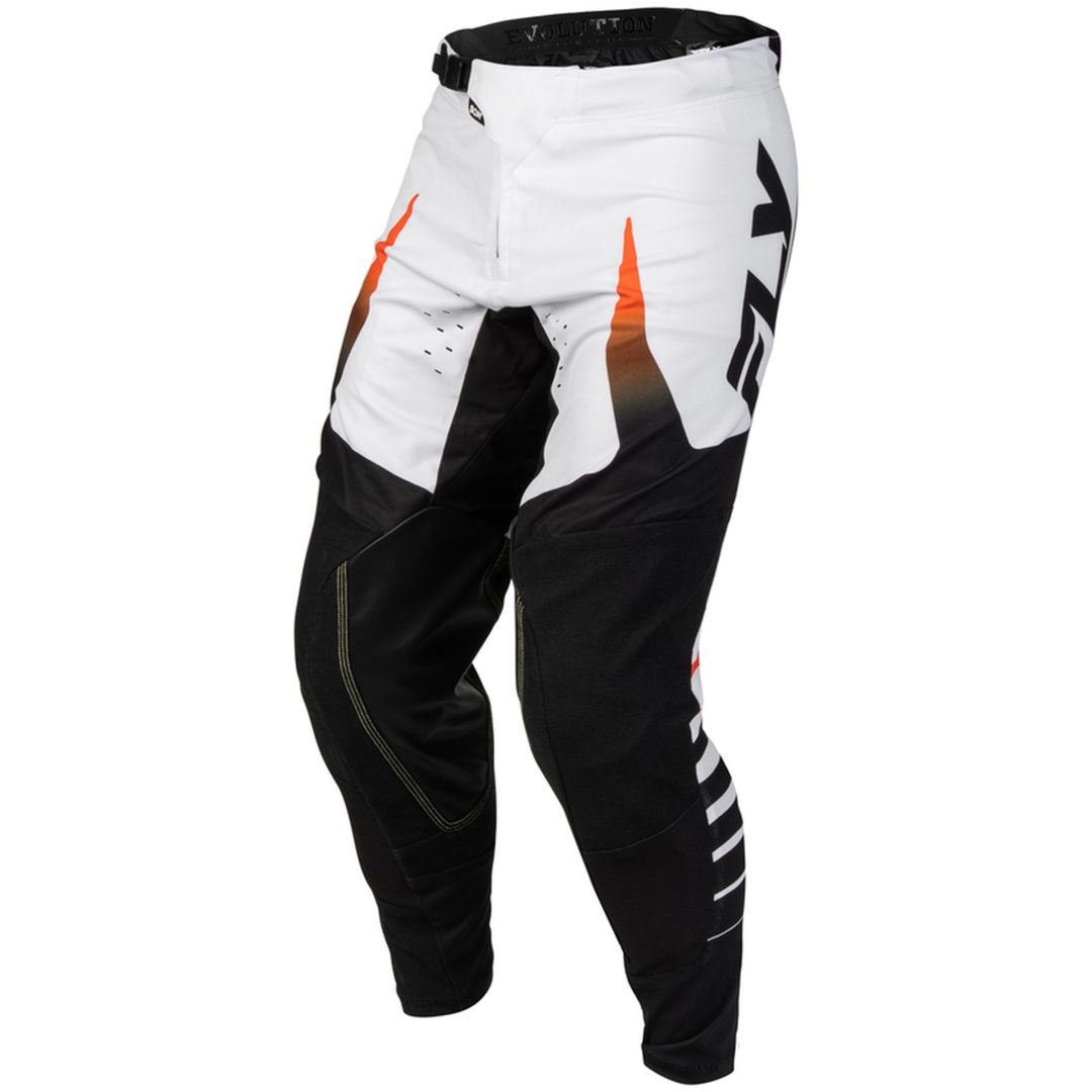 Crosbukser Evolution DST Bolt Hvid Sort Orange FLY RACING 30 – billede 2