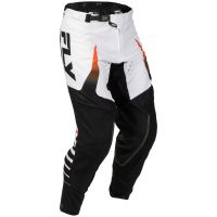 Crosbukser Evolution DST Bolt Hvid Sort Orange FLY RACING