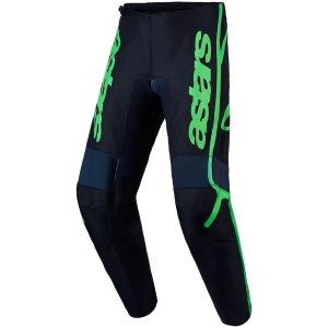 Crosbukser Fluid Apex v2 Sort Grøn Alpinestars